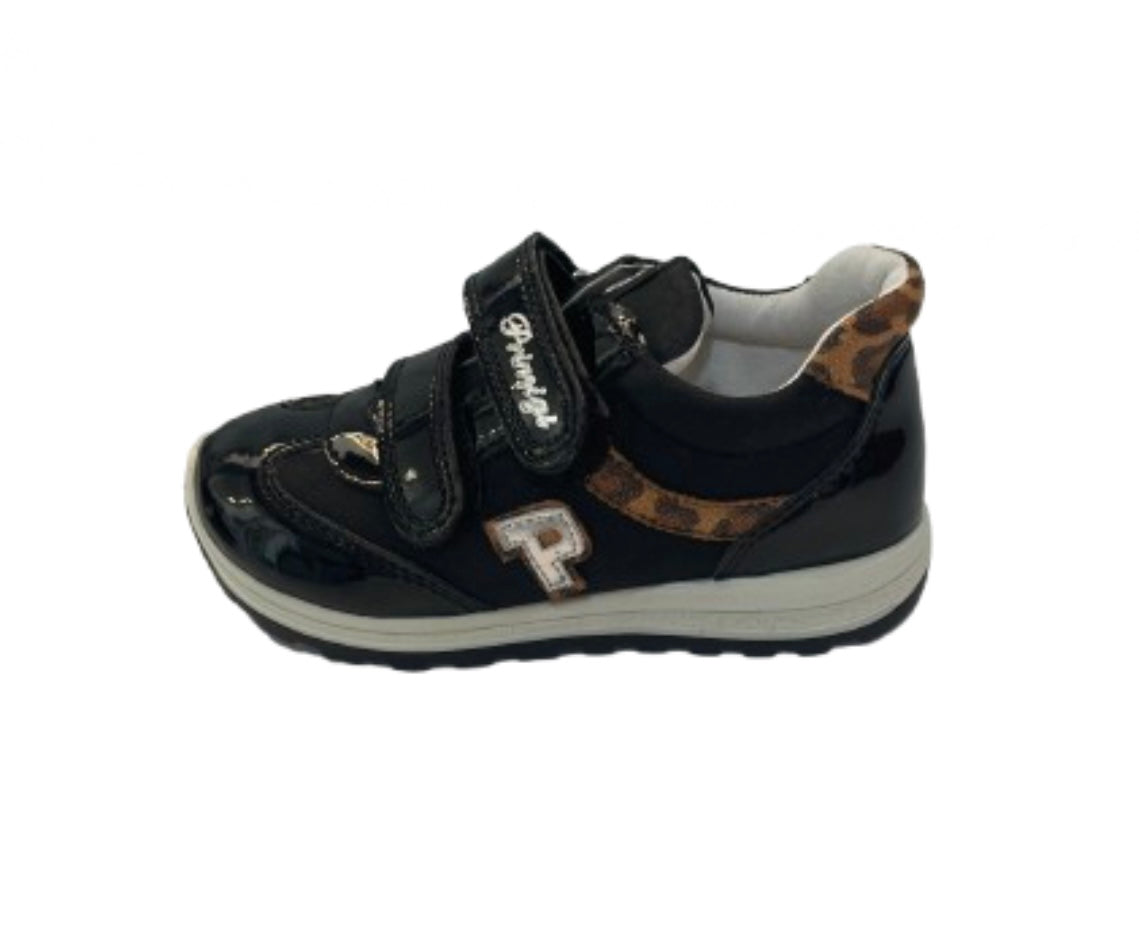 Primigi Black/Animal Print Trainer