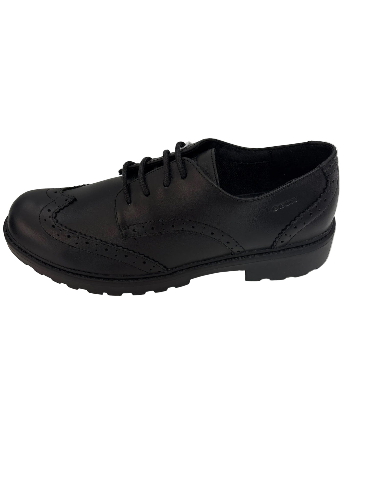 Geox Casey Girl Smooth Leather Brogue