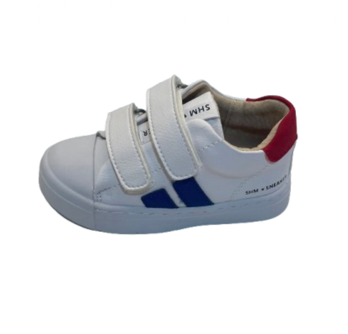 Shoesme white/blue/red