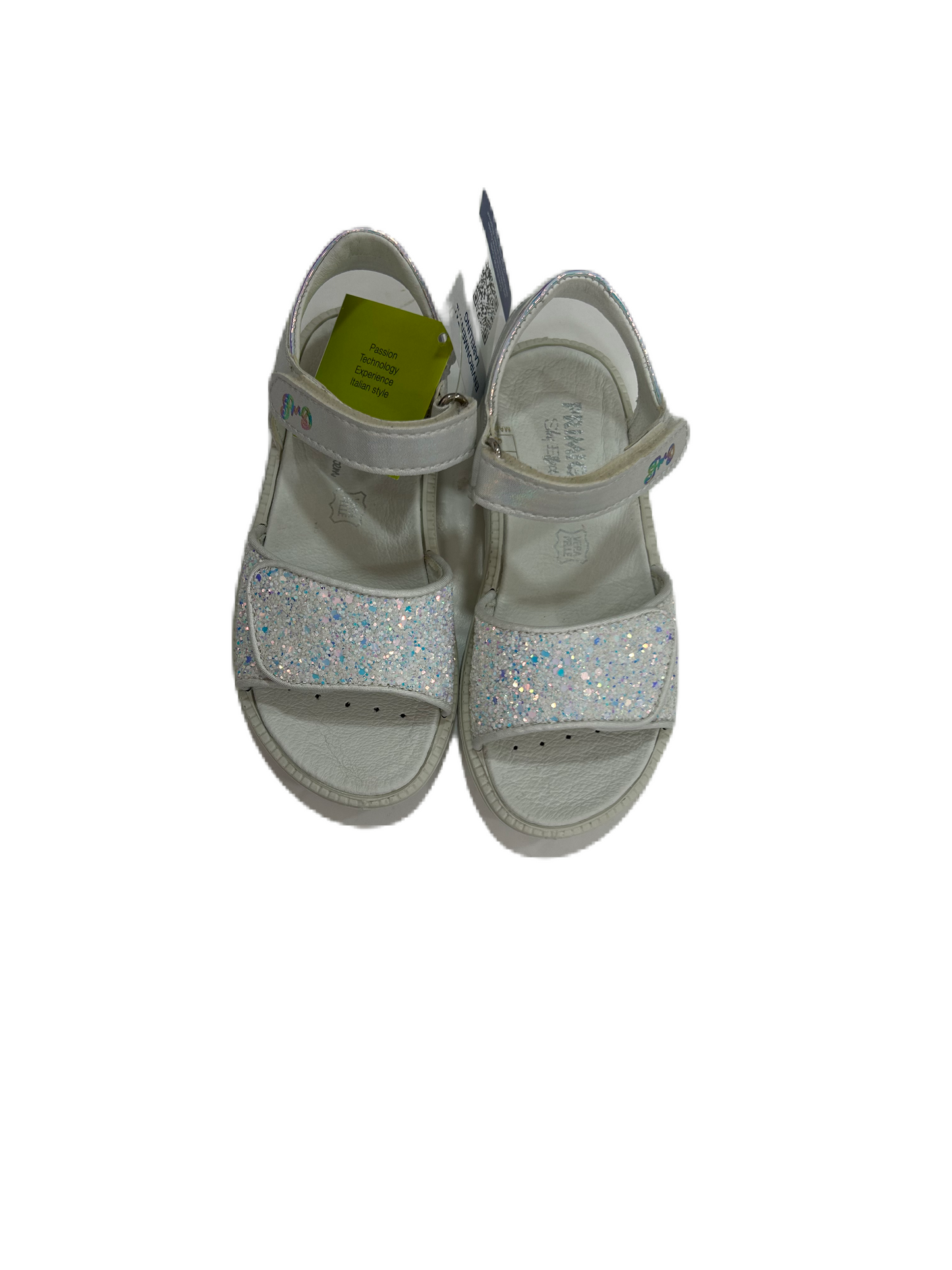 Primigj white glitter sandal