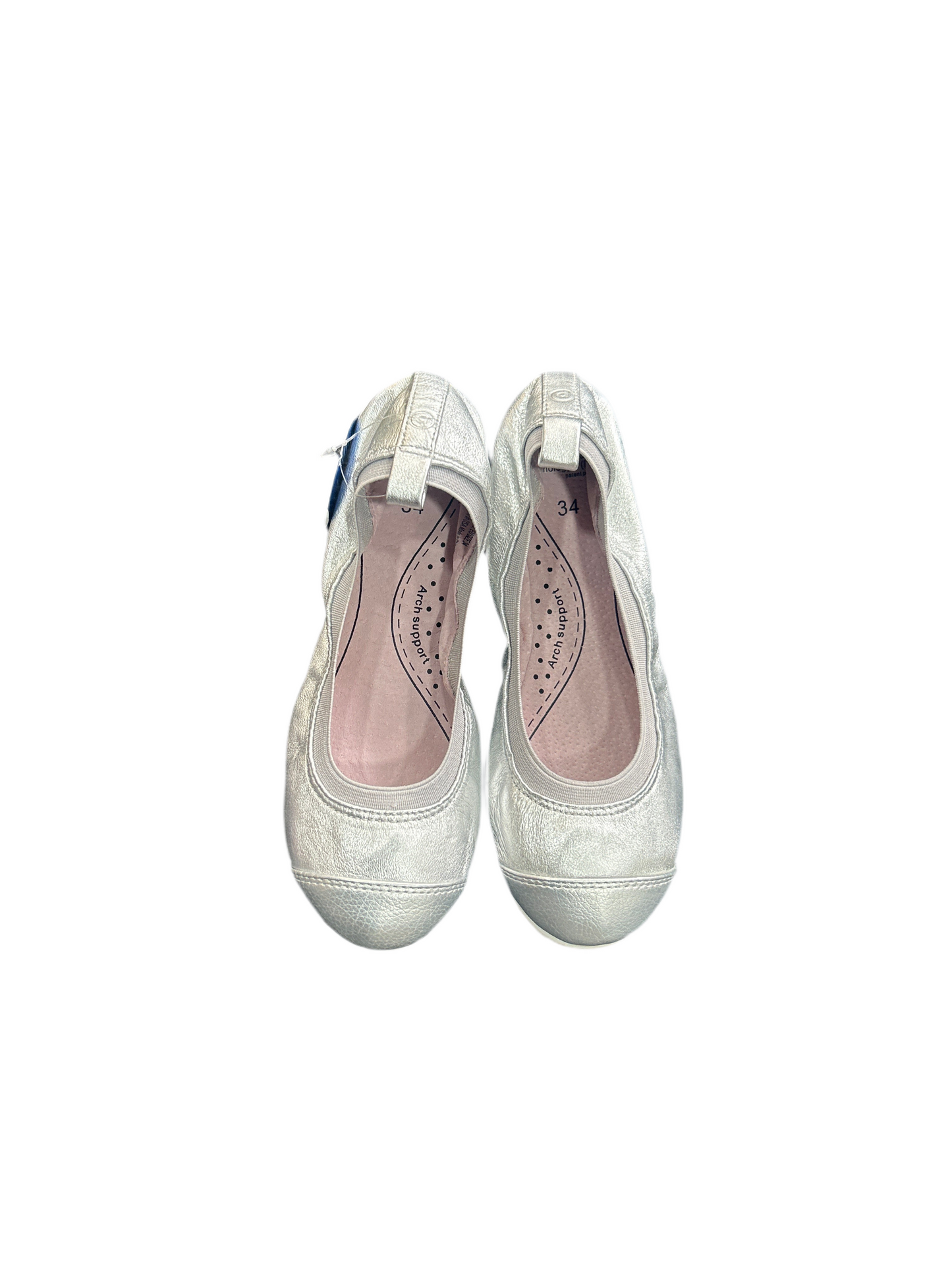 Pediped Silver ballet style shoe