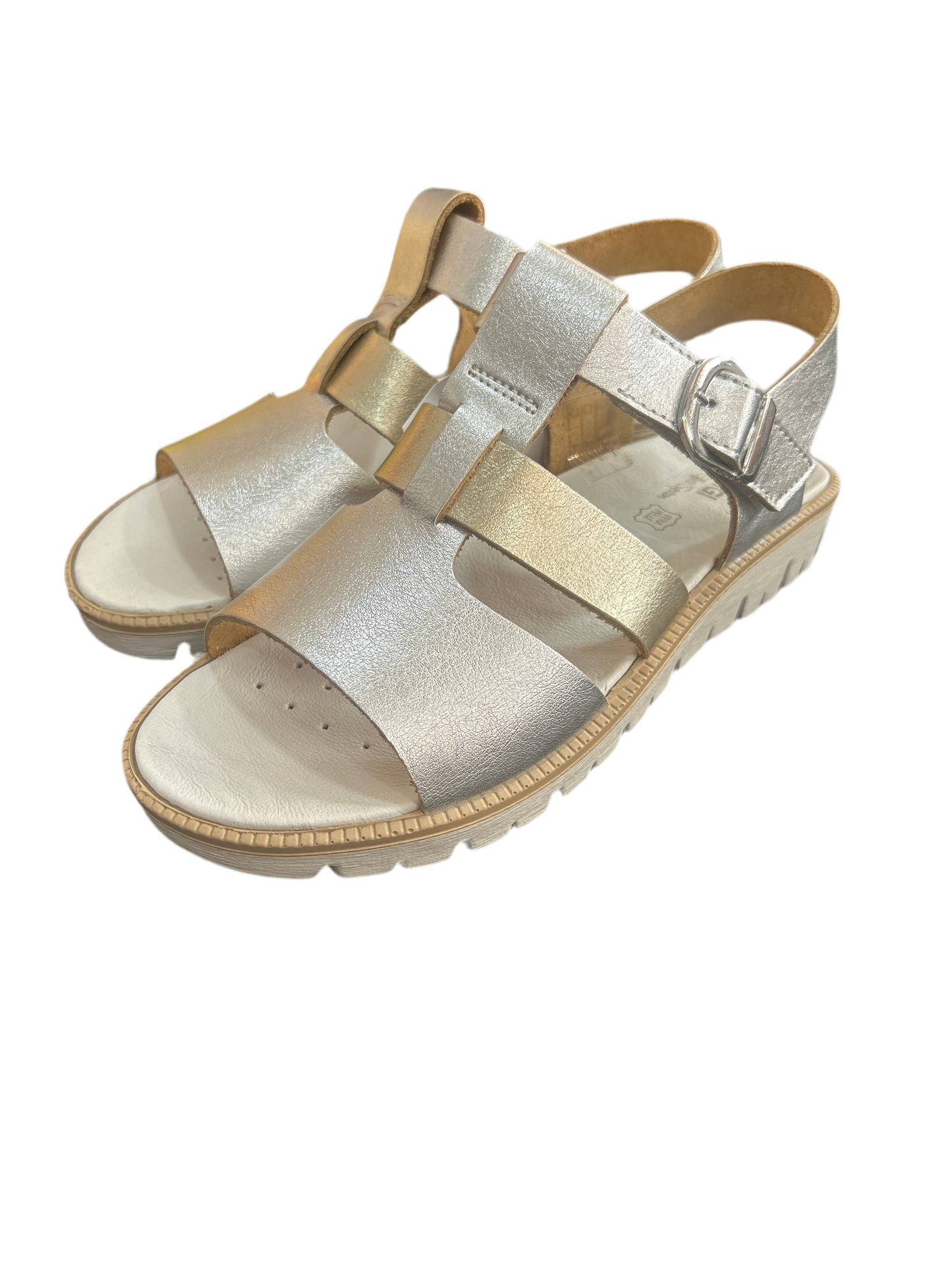 Primigi Silver and gold leather sandal