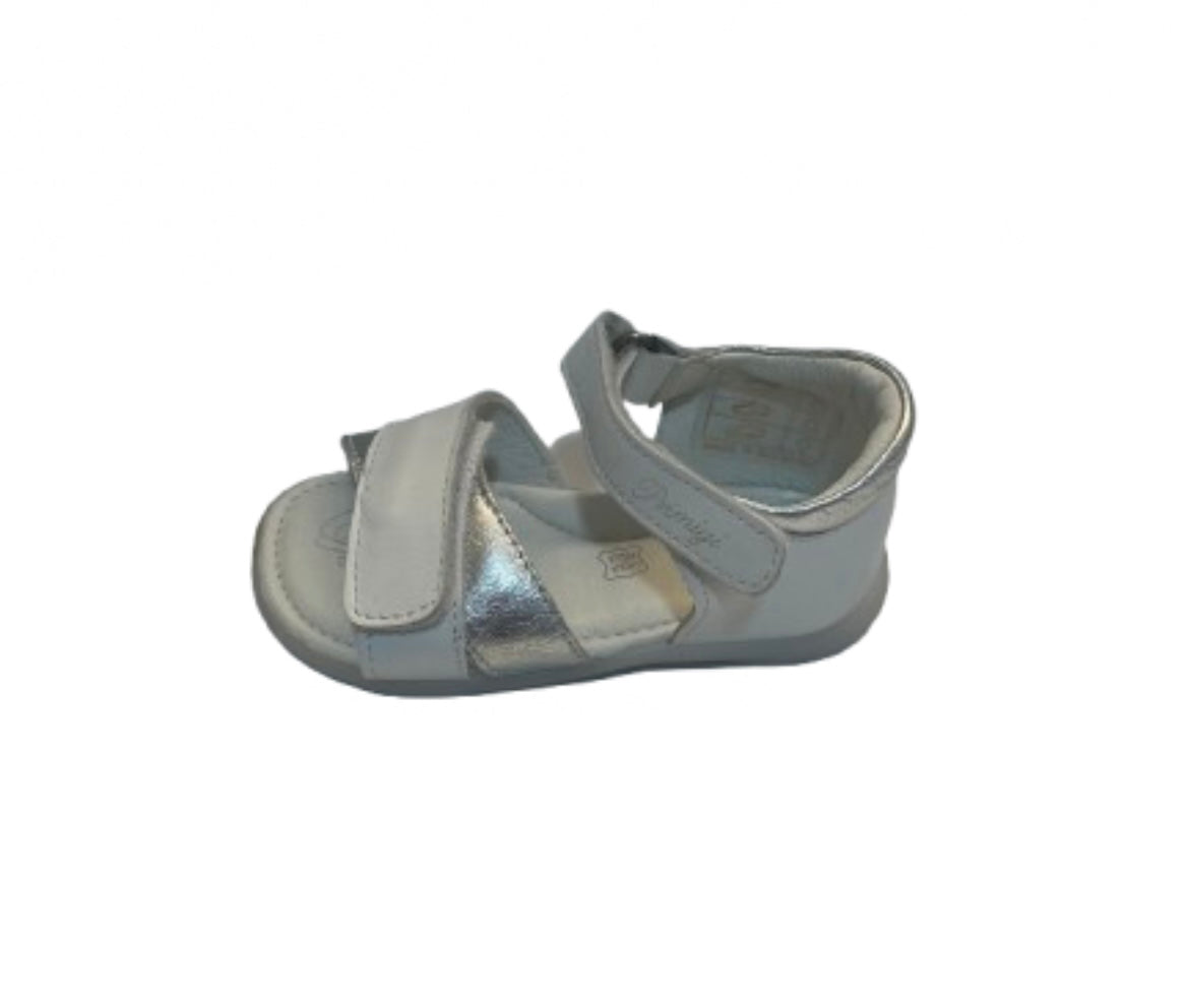 Primigi white/silver sandal
