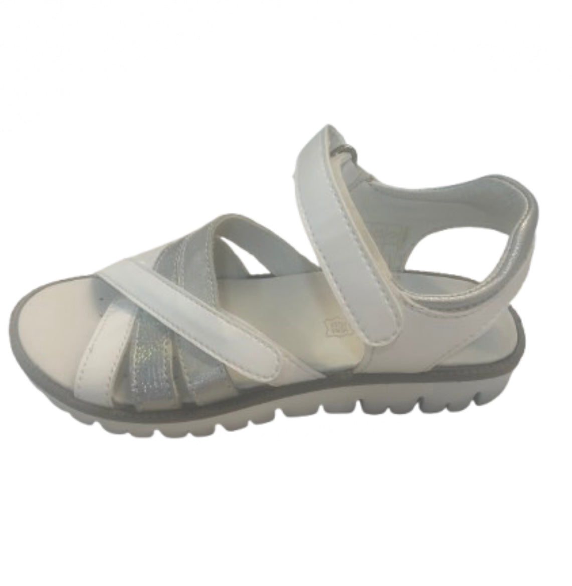 Primigi white/silver sandal