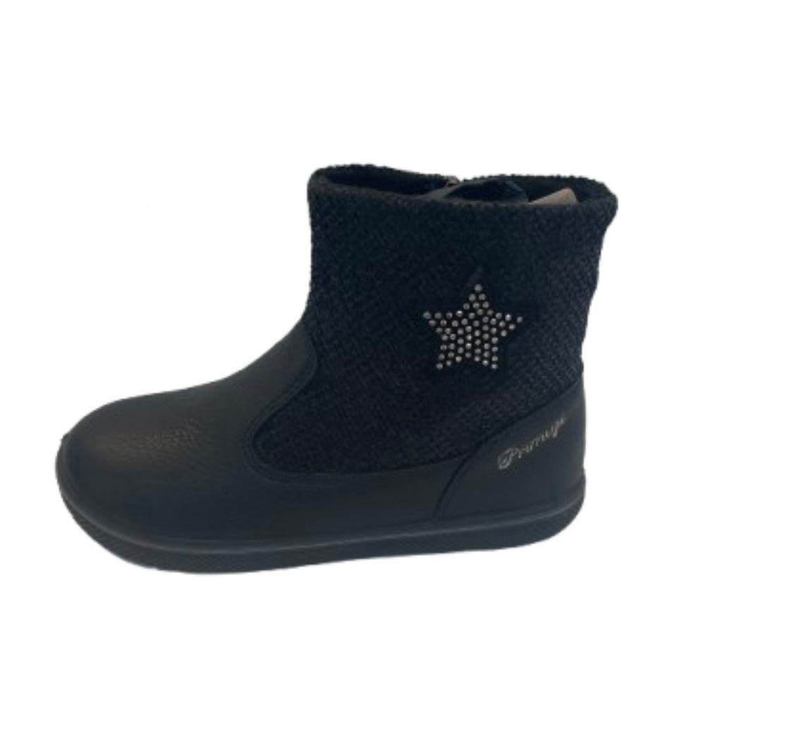 Primigi Black Boot with star