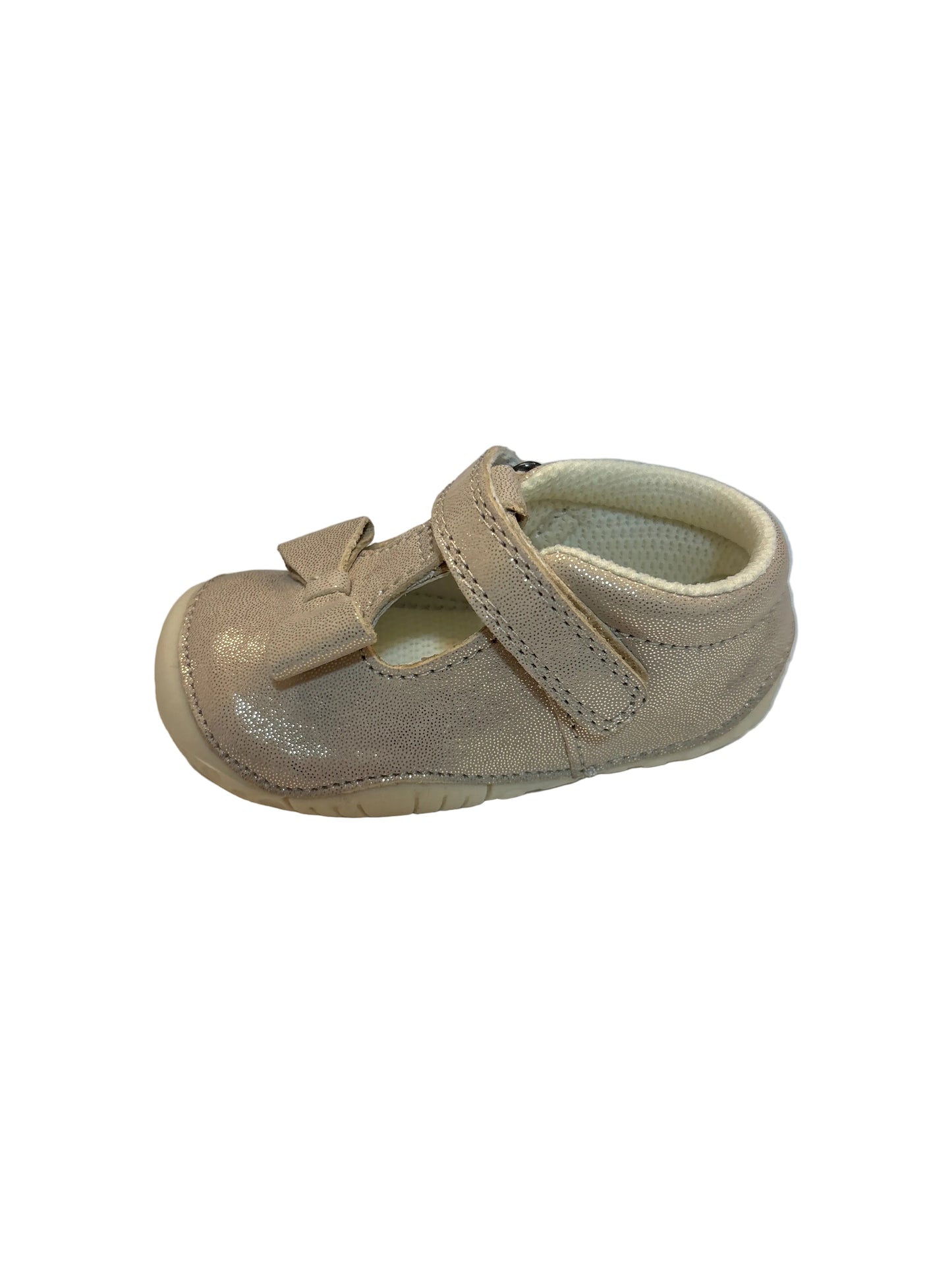 Start Rite Wiggle Pale Gold Glitter Nubuck