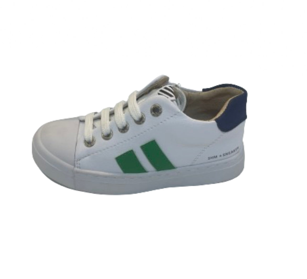 Shoesme white and green trainers