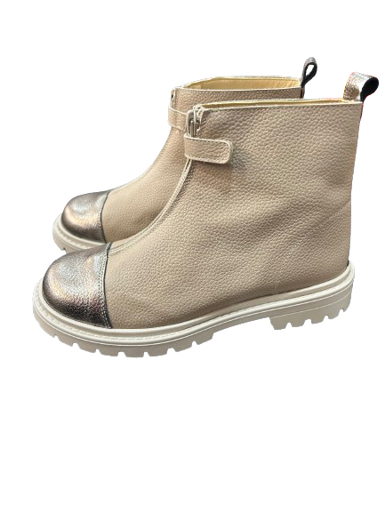 Andanine brown and gold boot