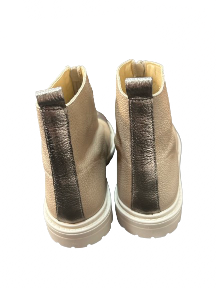 Andanine brown and gold boot