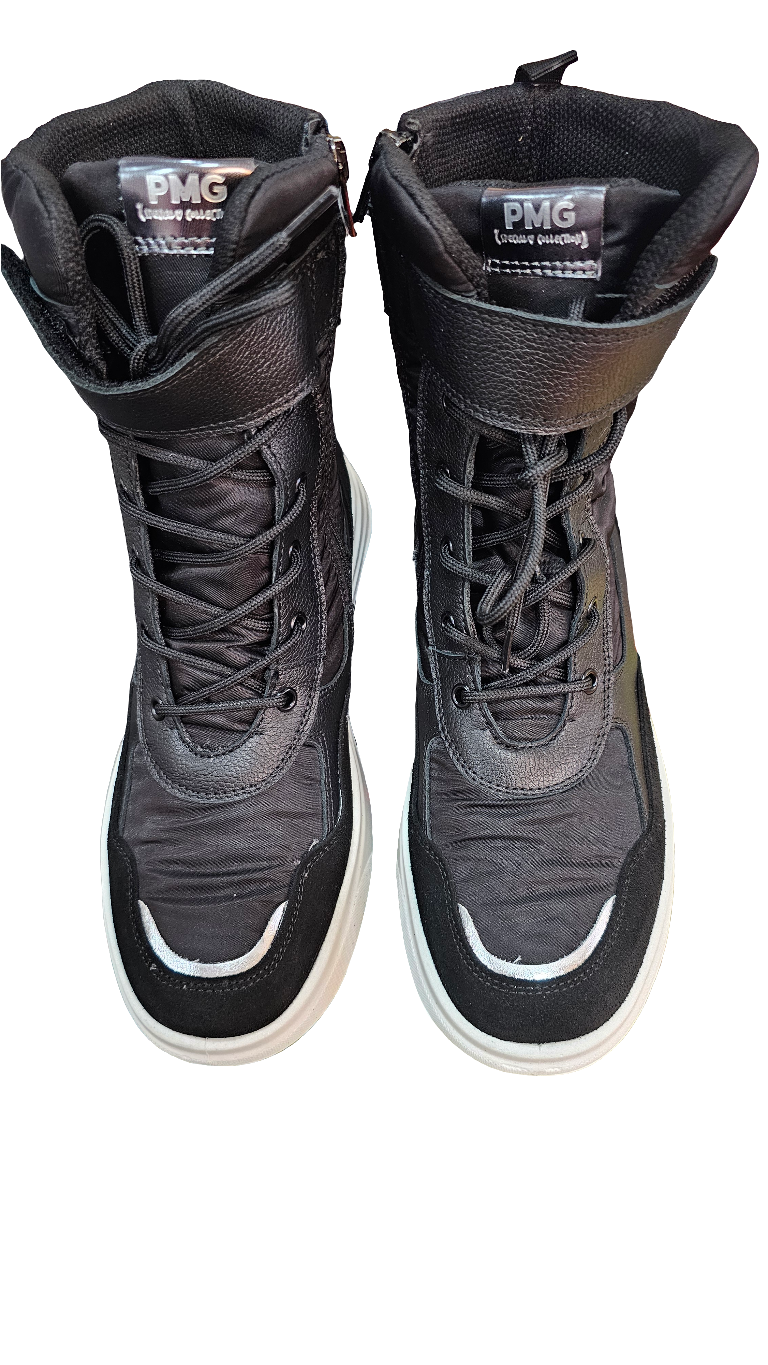 Italian waterproof black boot