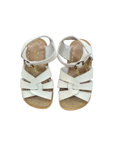 Saltwater white sandals