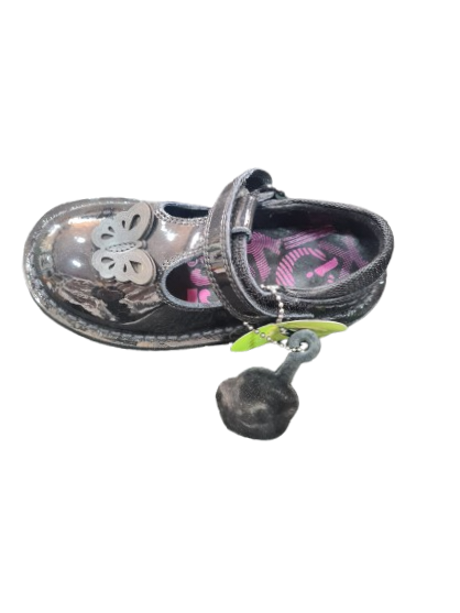Kickers Adlar T Patl patent shoe with butterfly