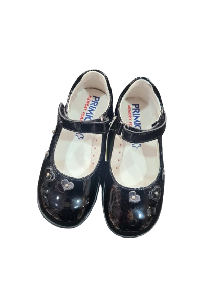Primigi vernice nero black patent school shoes