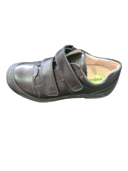 Froddo Leo boys black school shoe