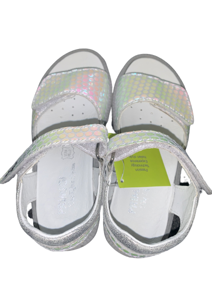 Primigi girls white/solder sandals