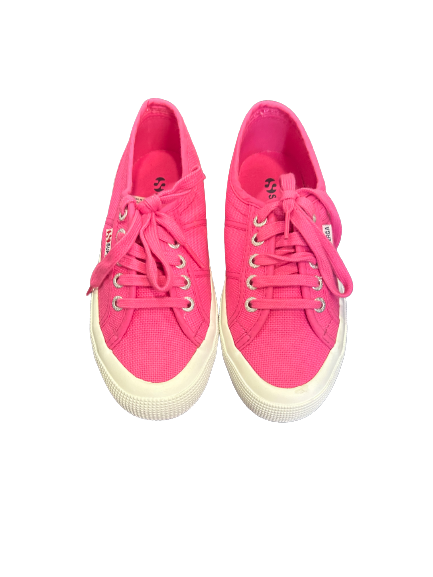 superga pink trainers