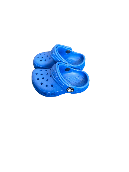 Blue bolt crocs