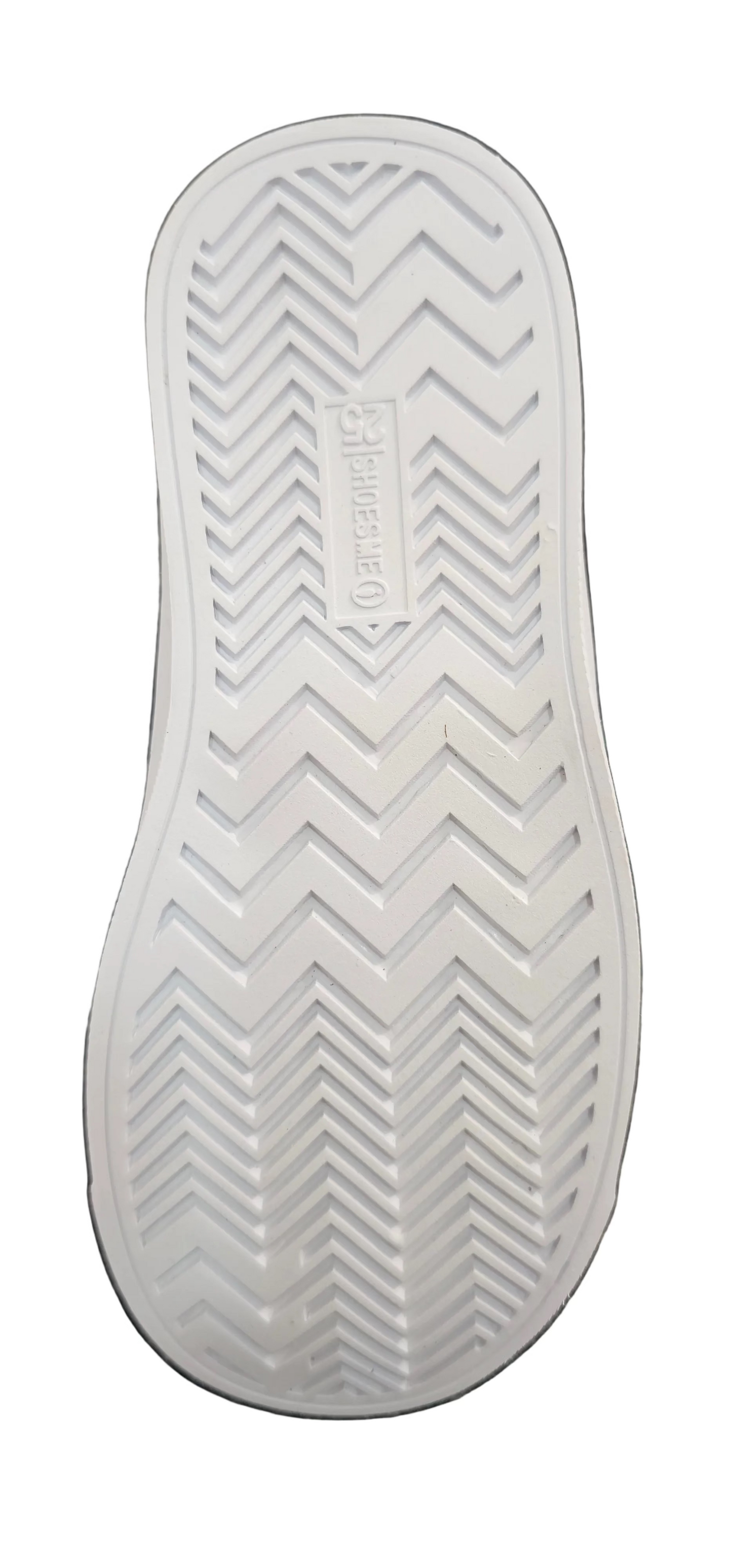 Shoesme white pink glitter stripe