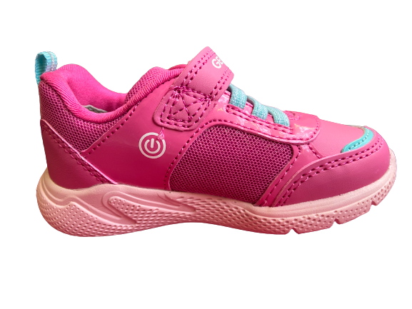 Girls Geox B.Sprintye Light Up Trainers