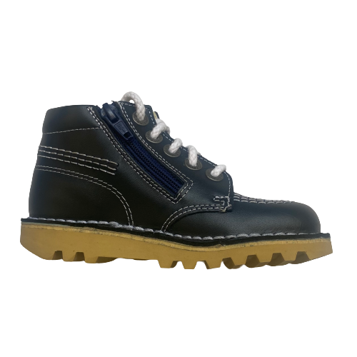 Kicker Blue Leather High Top