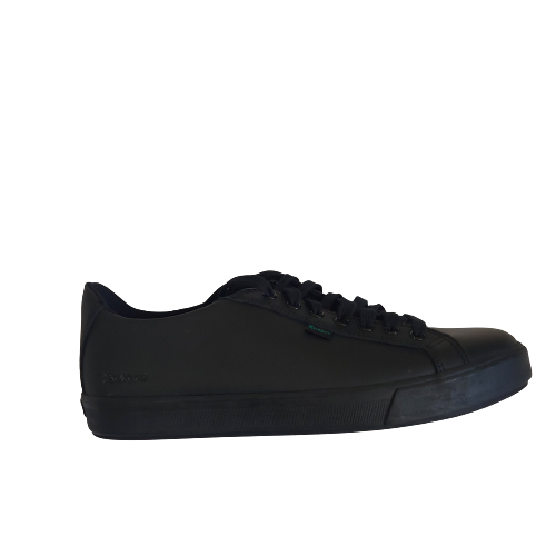 Kickers Tovni Lacer black leather shoe