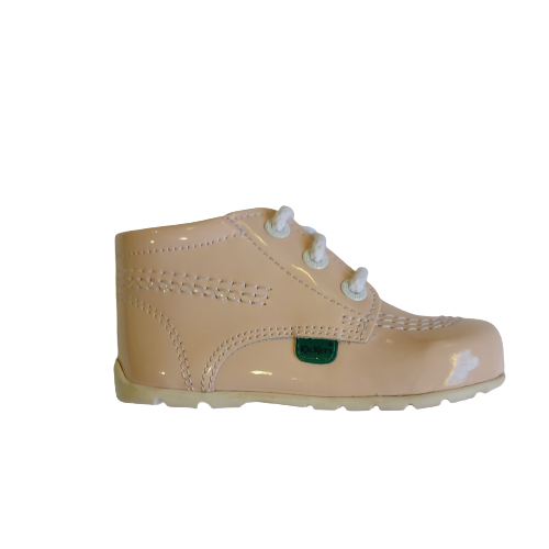 Kickers boot in light pink