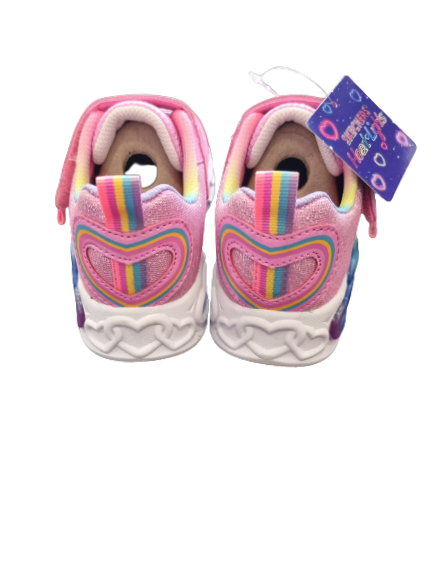 Sketcher, hearts and lights, love prism. Pink/multi.