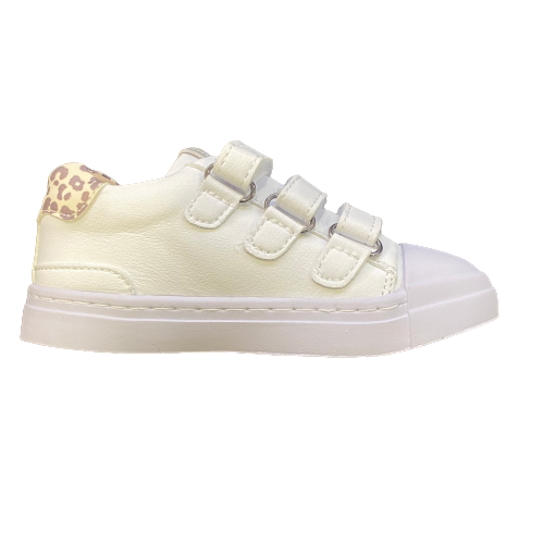 Shoesme White/Rose Gold Sneaker