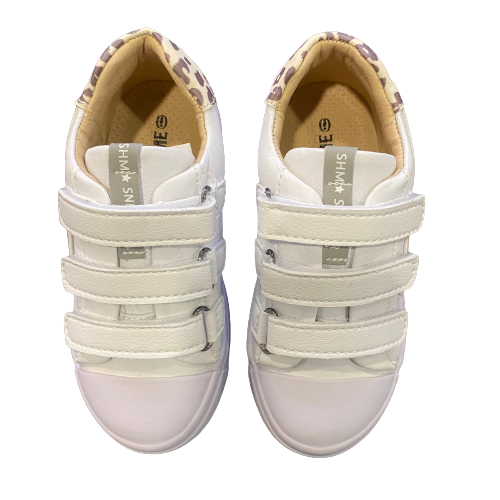 Shoesme White/Rose Gold Sneaker