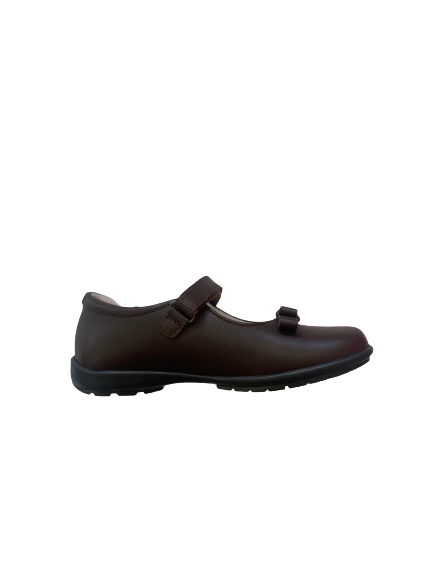 Andanines Eco Marron Leather Bow