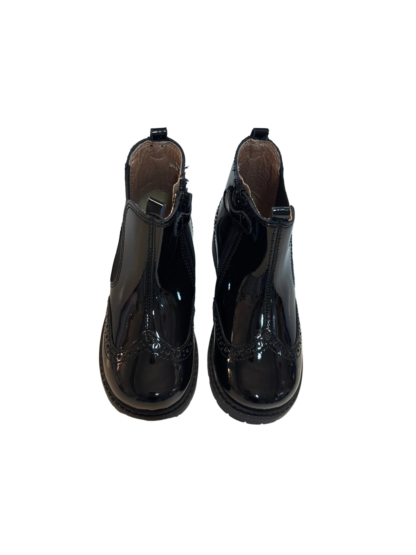 Start Rite Chelsea Black Patent Boot