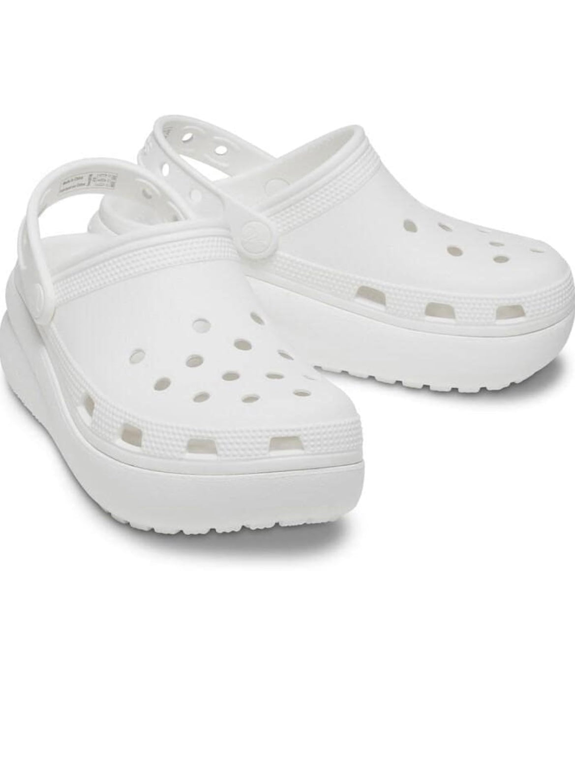 White Crocs cutie crush clog
