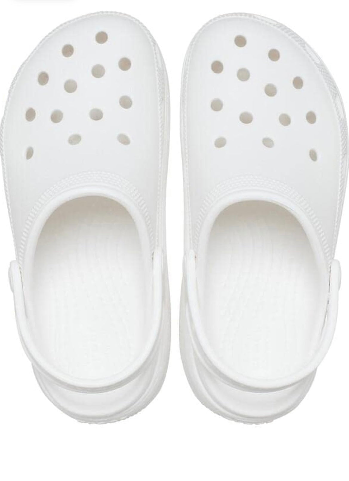 White Crocs cutie crush clog