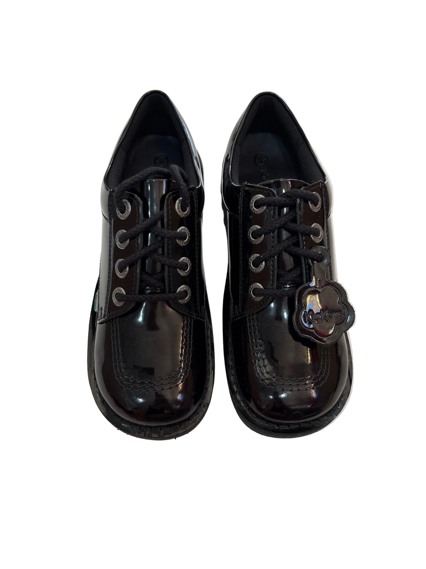 Kickers lo core black patent
