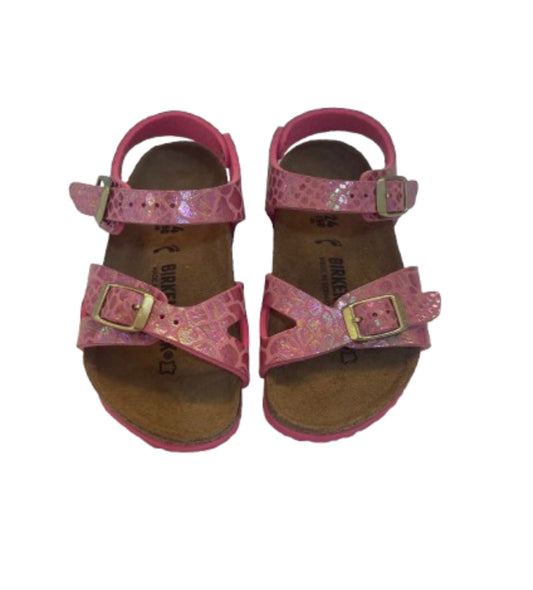 Birkenstock Shiny Snake Pink