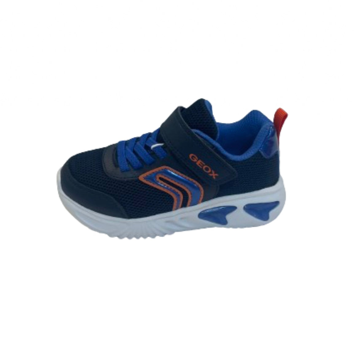 Geox J Assister Blue Trainer