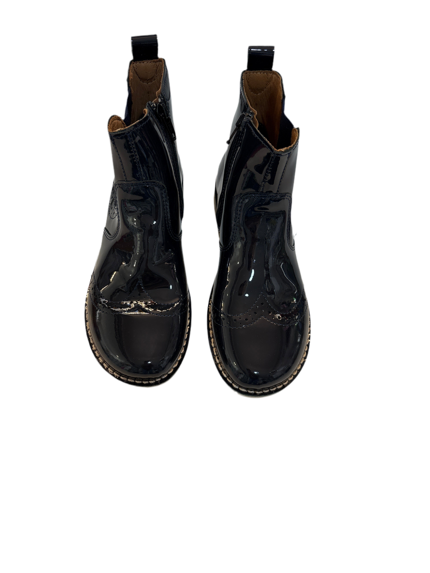Ricosta Navy Patent Boot
