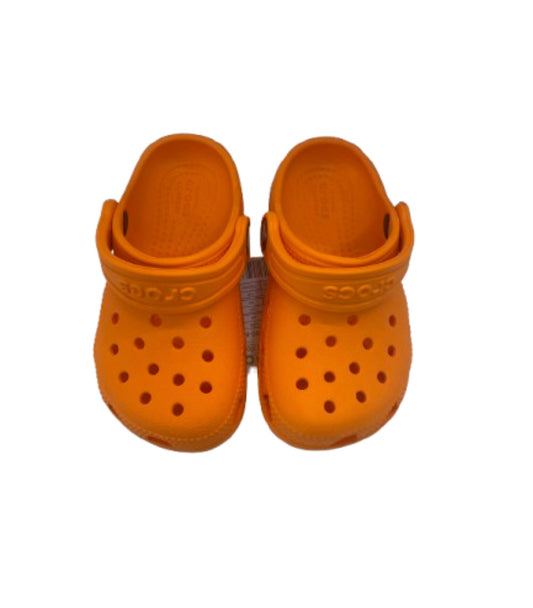 Orange Crocs