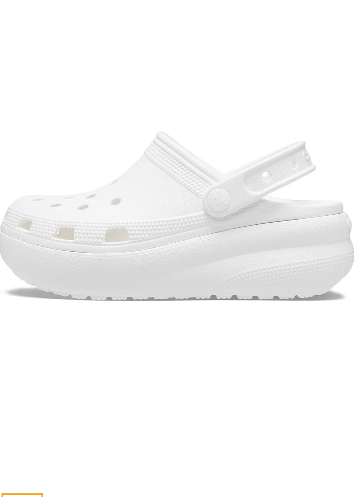White Crocs cutie crush clog