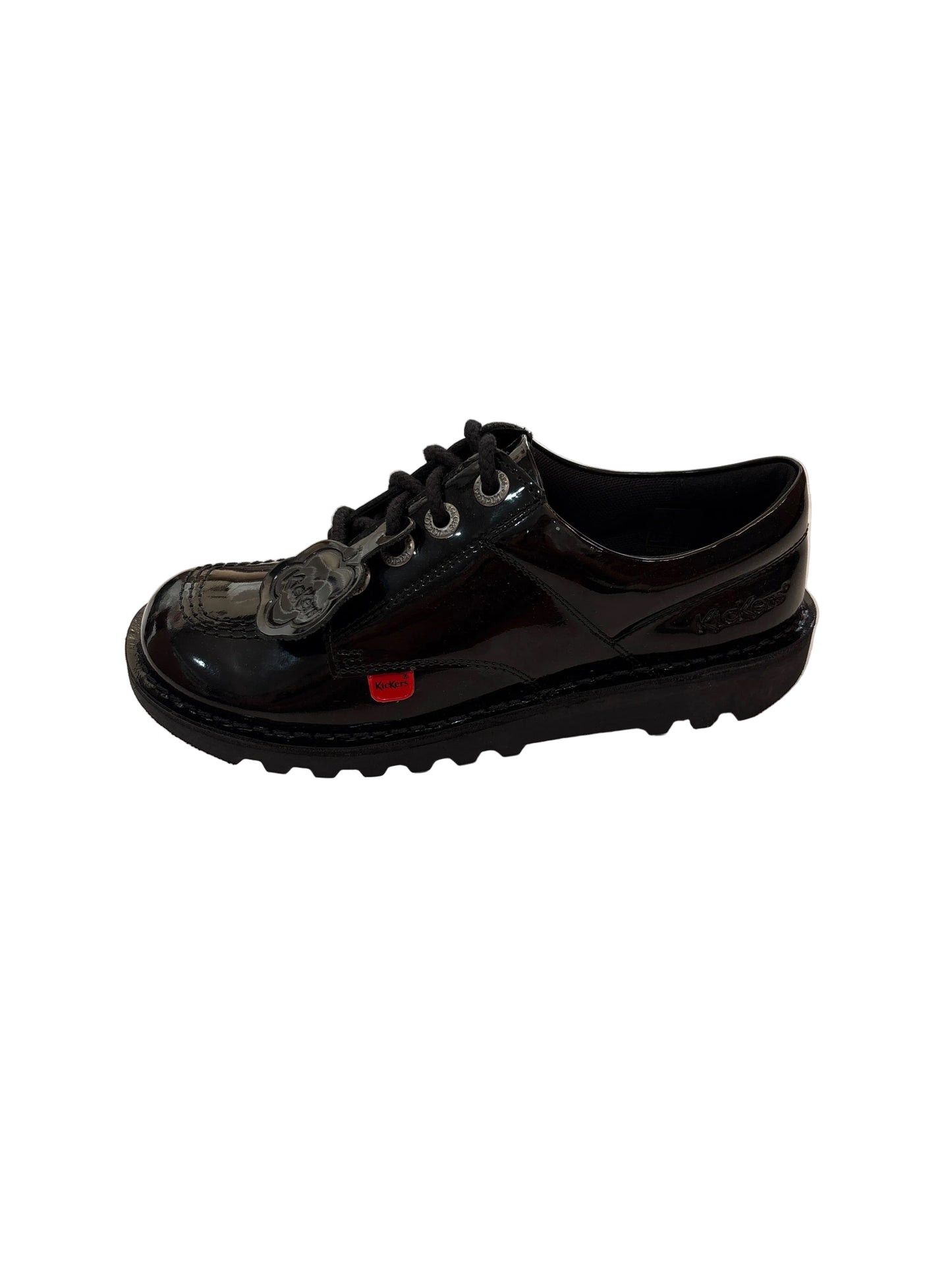Kickers lo core black patent