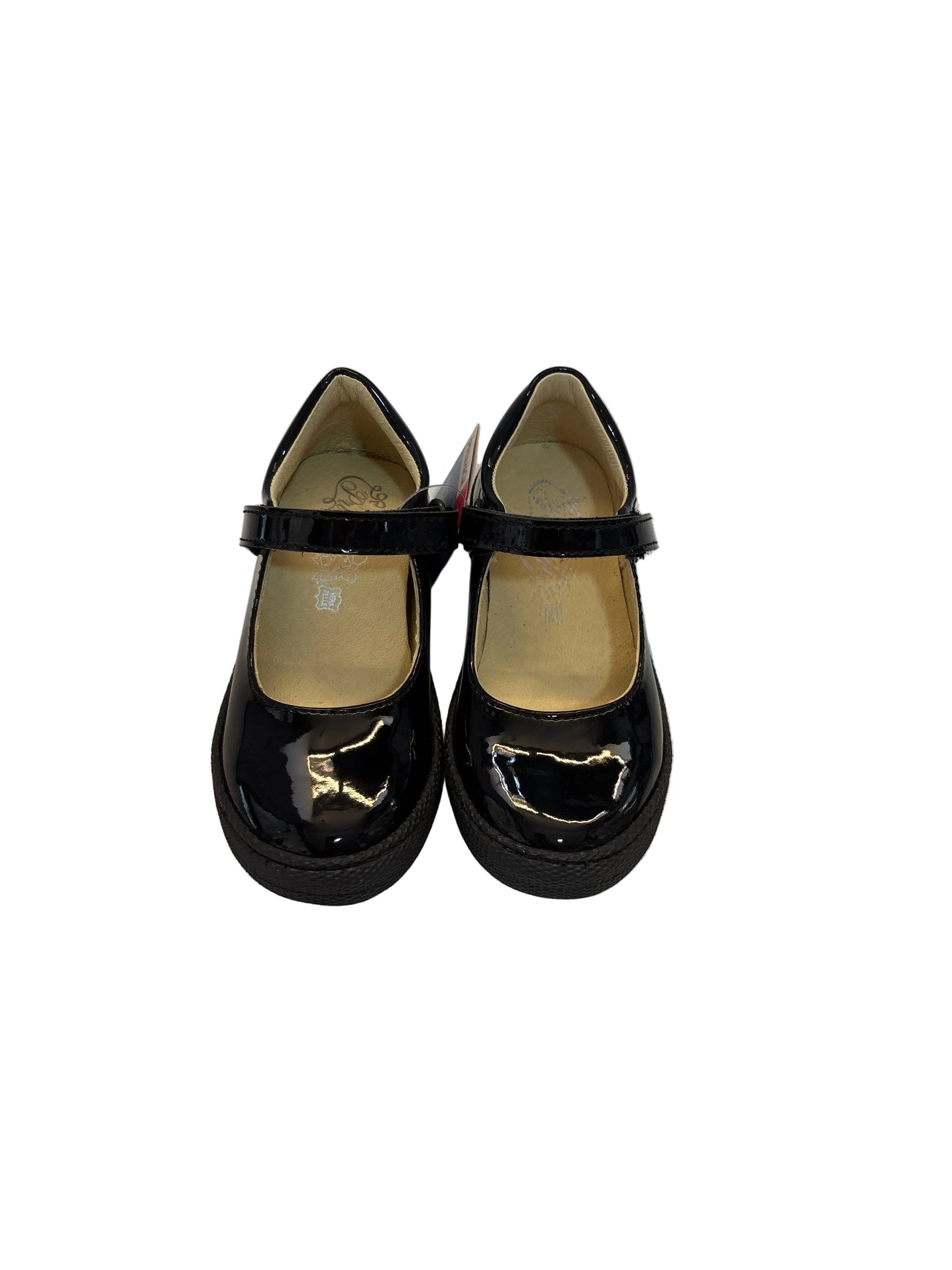 Primigi Vernice Plain Black Patent Shoe