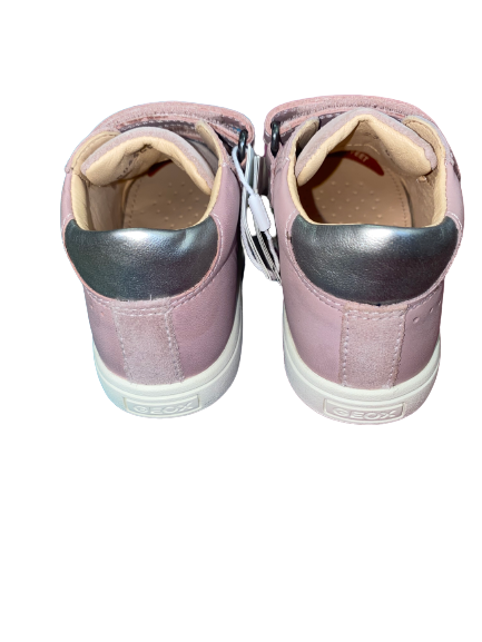 Geox B Bigila pink trainer boot.