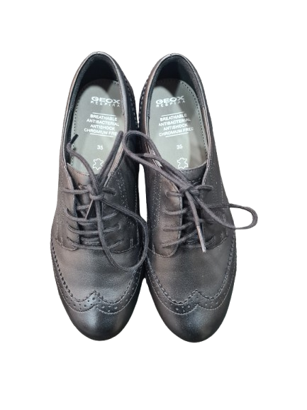 Geox lace up school shoe