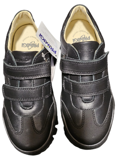 Primgi soft leather boys school shoe