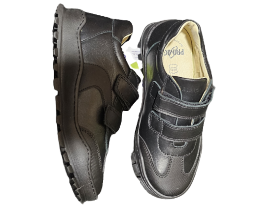 Primgi soft leather boys school shoe