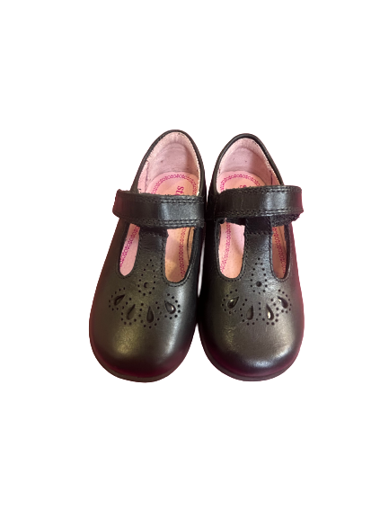 Startrite daisy may black leather