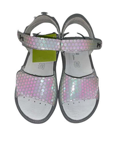 Primigi girls white/solder sandals