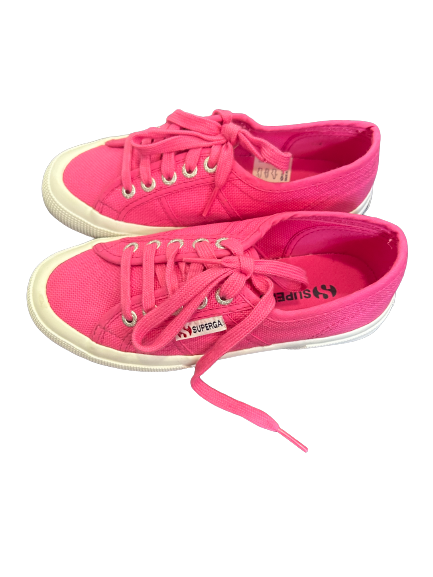 superga pink trainers