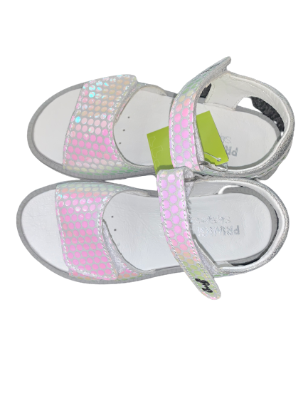 Primigi girls white/solder sandals