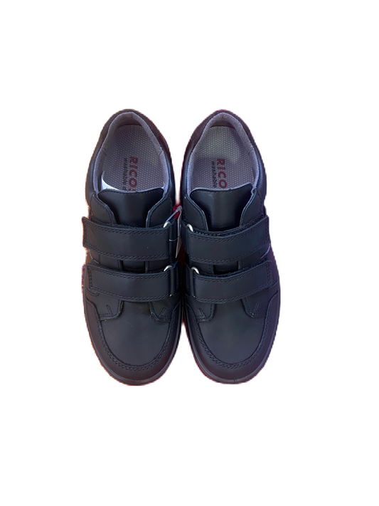 Ricosta Ethan black school shoe